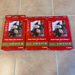 Canon Red Photo Paper Plus Glossy II